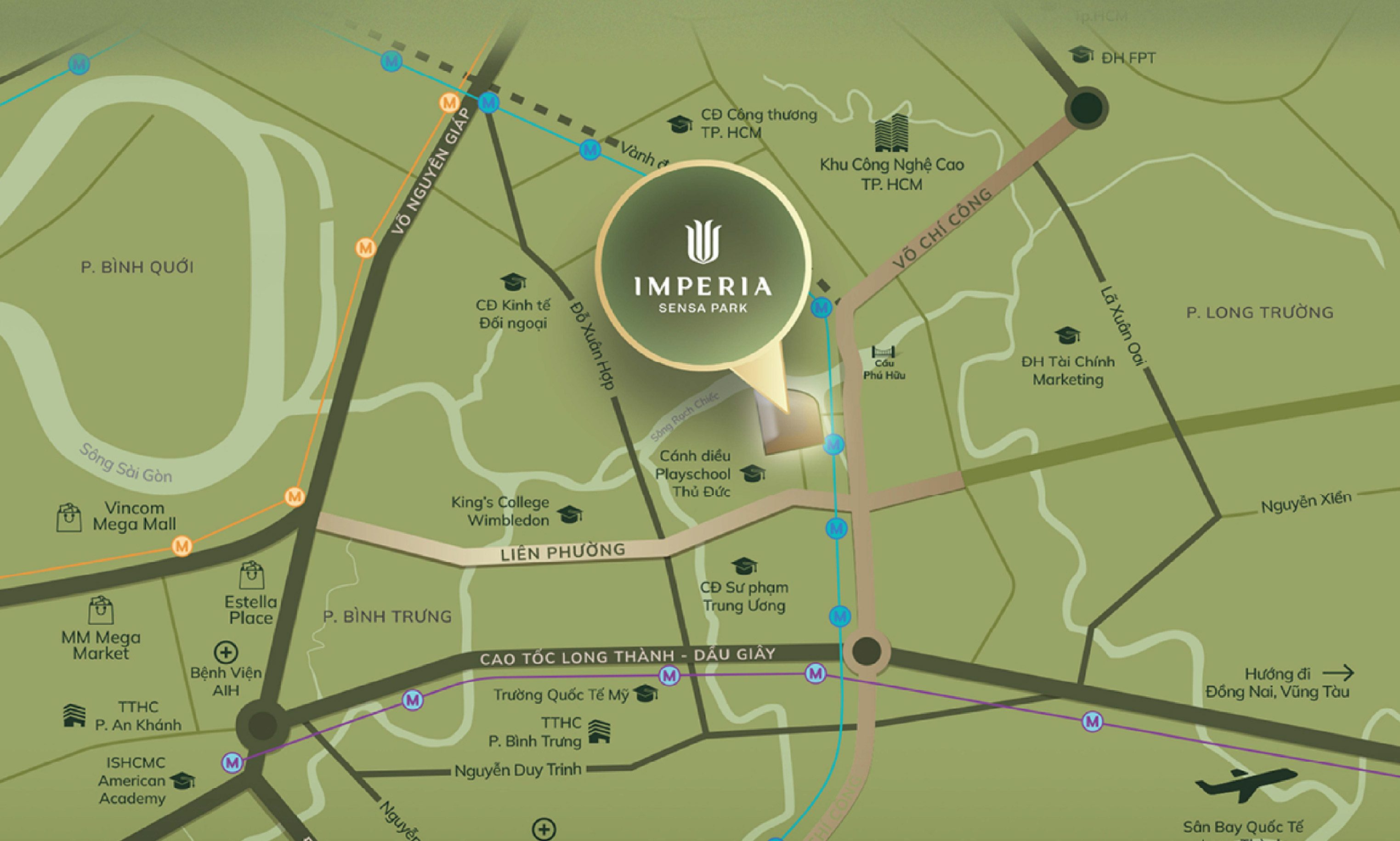 Vị trí dự án IMPERIA SENSA PARK